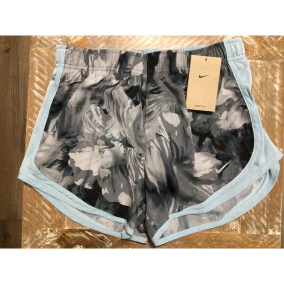 Nike Tempo Brief Lined Shorts Grey‎ Floral Print DV9862 010 Women's Size XS - Picture 1 of 2